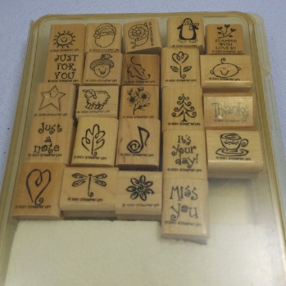 Vtg Stampin' Up! Scrapbooking Stamp Set Variety